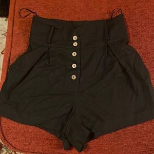 Cotton Candy LA Linen high waist shorts